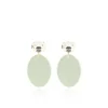 Pastel Mint Oorbellen Celia Ovaal S