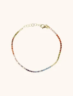 Regenboog Tennis Armband
