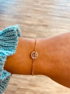 Rose Armband Initial Klein
