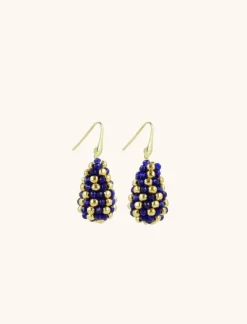 Royal Blauwe Oorbellen Amy Cone Xs