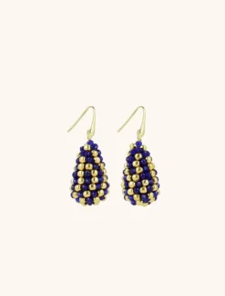 Royal Blauwe Oorbellen Amy Cone S