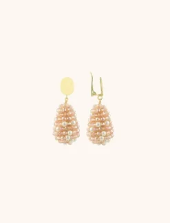 Roze Oorbellen Amy Cone Xs Clip