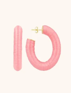 Roze Oorbellen Creool Amara L