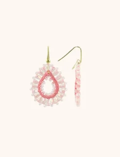 Roze Oorbellen Robin Druppel S