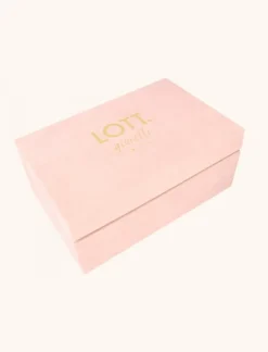 Roze Velvet Sieradenbox 9 Paar - M