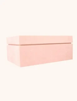 Roze Velvet Sieradenbox 9 Paar - M