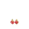 Sequin Oorbellen Fuchsia Tangerine Laure Globe S