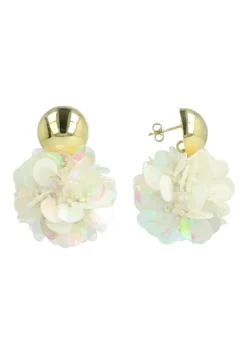 Sequin Oorbellen Holo Parel Laure Globe L