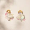 Sequin Oorbellen Holo Parel Laure Globe S