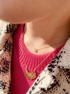 Strass Ketting Crystal Baguette
