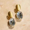 Strass Oorbellen Amelie Ovaal Crystal