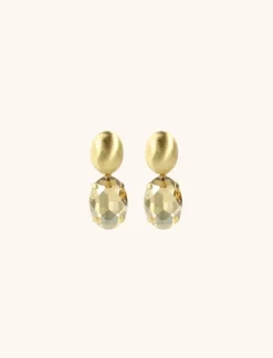 Strass Oorbellen Amelie Ovaal Shadow