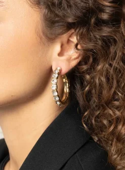Strass Oorbellen Julliette Creool