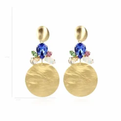 Strass Oorbellen Lize Multicolor Bloem