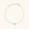 Symbool Armband Hart Emaille Turquoise