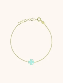 Symbool Armband Klaver Turquoise
