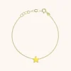 Symbool Armband Ster Emaille Geel