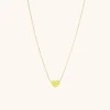 Symbool Ketting Hart Geel