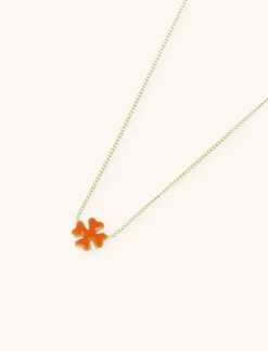 Symbool Ketting Klaver Oranje