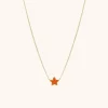 Symbool Ketting Ster Oranje