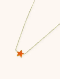 Symbool Ketting Ster Oranje