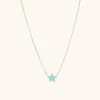 Symbool Ketting Ster Turquoise