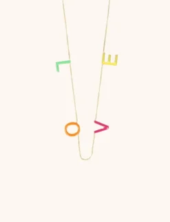 Symbool Love Ketting Xl Multicolor