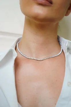 Tennis Ketting Kristal L
