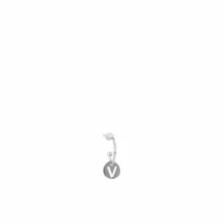 Tiny By Lott. Zilveren Oorbel One Piece Initial