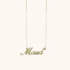 Vintage Naam Ketting 1-4 Letters