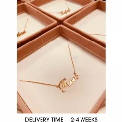 Vintage Naam Ketting 1-4 Letters