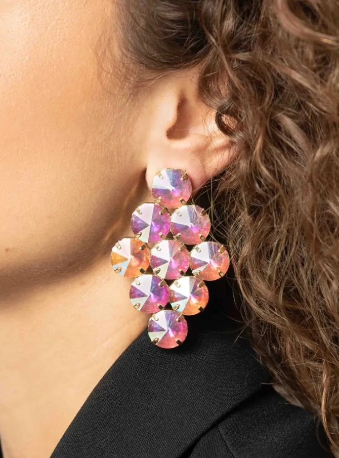 Vita Oorbellen Octagon Diamant L Holo