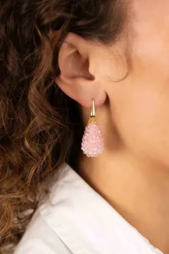 Zacht Roze Oorbellen Amy Cone Xs