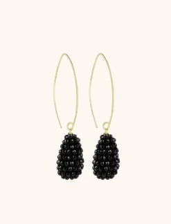 Zwarte Oorbellen Amy Glassberry Cone S