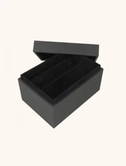 Zwarte Sieradenbox 7 Paar - S
